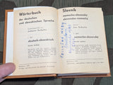 Deutsch - Slowakisch German - Slovakian Dictionary 1941