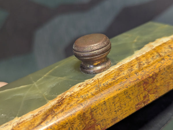 Green Marble Desk Set