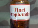 Tinct. Strophanthii German Glass & Enamel Apothecary Bottle