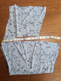 Light Blue Abstract Print Dress <br> (B-47" W-40" H-45")