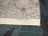 1941 British Islands and Northern France Map (Kriegshäfen u. Festungen)