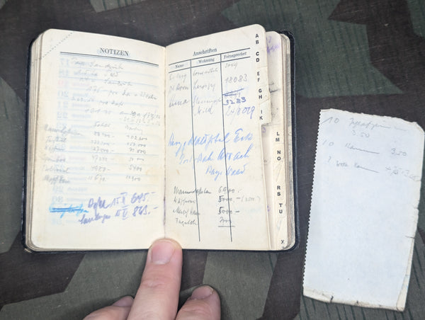 1938 Sonne Coal Briquettes Pocket Calendar Book
