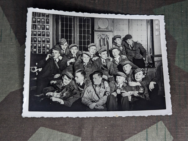 German Fraternity Group Photo with SA Man