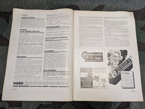 Canoe Sport Magazine 20 June 1936 Heft 18
