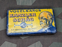 Kanzler Schäg Pipe Tobacco Tin Vogelsangs