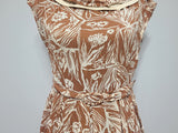 Harvest Print Dress <br> (B-36" W-30")