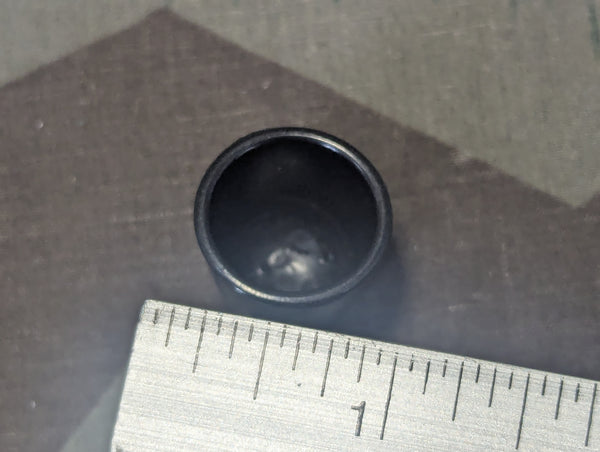 Black Bakelite Finger Hat Thimble