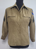 Women's WAC OD Wool Blouse (Air Corps Patch) <br> (40" Bust)