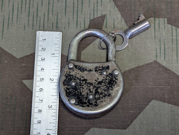 Medium Sized German Lock with 1 Key