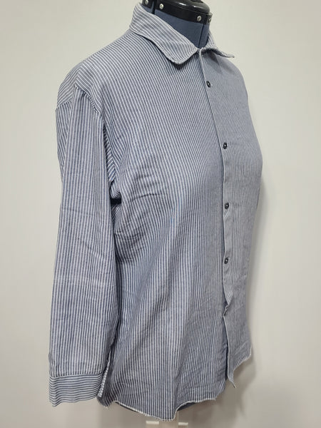 German Men's Stripe Work Shirt (~48" Chest)