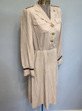 Army Nurse Beige Off-Duty Dress (AS-IS) <br> (B-37" W-26" H-35")