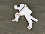 Nicely Detailed Celluloid Soldier Pin