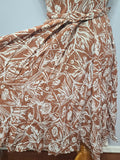 Harvest Print Dress <br> (B-36" W-30")