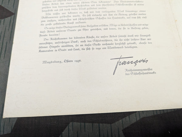 1936 Catalog of Forged Balcony Hand Railing