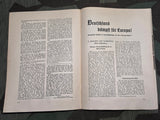 Der Schulungsbrief NSDAP Magazine August 1937 Church & State