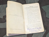 WWI German - French Tornister Dictionary
