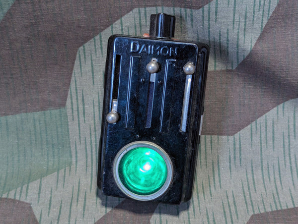 Daimon Flashlight Leather and Wire Button Loop