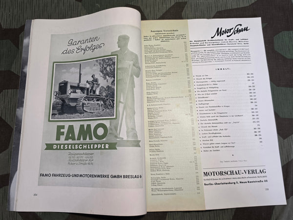 Motor Schau Magazine March 1941 Heft 3