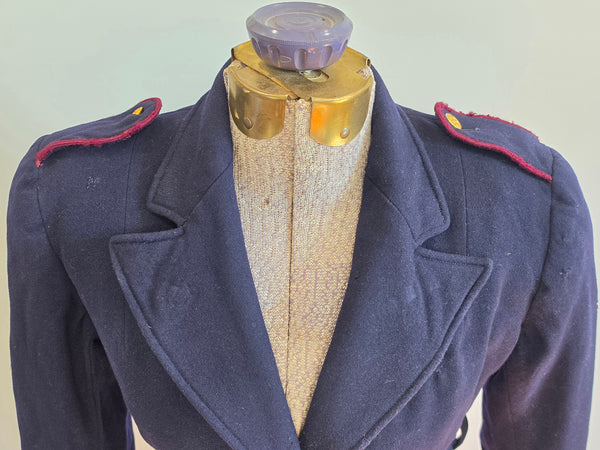 Early War Blue Army Nurse Jacket (AS-IS) <br> (33" Bust)