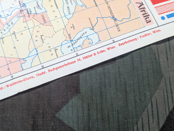 Deutschland Grenzen in Westen Map NSDAP Printer