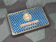 Waldorf Astoria Cigarette Tin Blau Punkt
