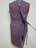 German Wrap Apron Style House Dress <br> (adjustable 29"-32.5" waist)