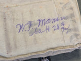 Original 1917 US Gasmask Size 3 Named W.F.Manire