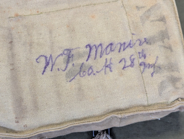 Original 1917 US Gasmask Size 3 Named W.F.Manire