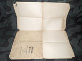 Afrika Karte Wehrmacht Tornisterschrift 1939/40