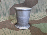 Collapsible Aluminum Cup with Lid (Shot Glass Size)
