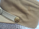 WAAC Khaki Hobby Hat Size 21 with Walking Eagle Emblem