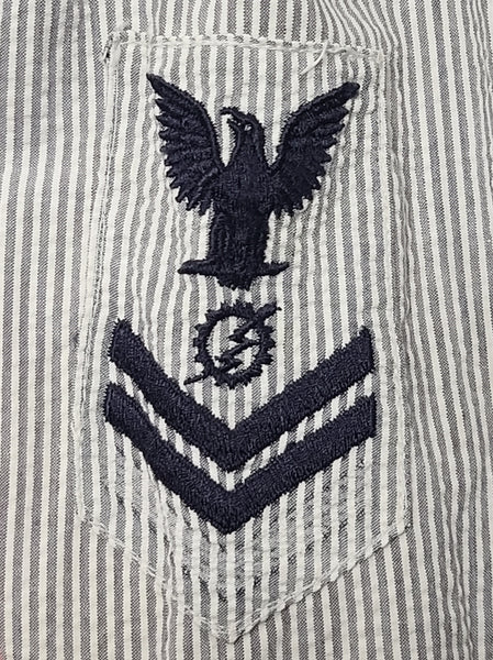 Navy WAVES Seersucker Jacket <br> (36" Bust)