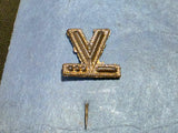 V for Victory Morse Code Stick Pin