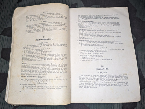 Unterrichts Themen Training for NCO's and Squad Leaders 1942