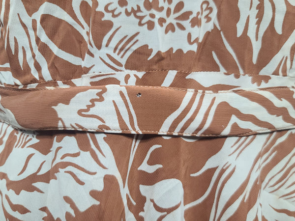 Harvest Print Dress <br> (B-36" W-30")