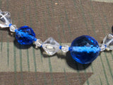 Blue Glass Bead Necklace