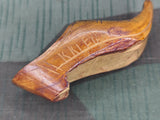 Andenken Belgien Krieg 1914-16 Tiny Wood Shoes Trench Art