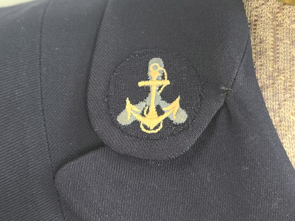 Navy WAVES Uniform Set: Jacket and Skirt <br> (B-34.5" W-24" H-33")