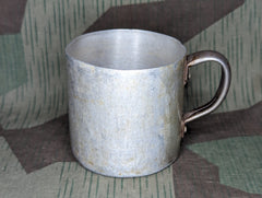 Small Aluminum Cup with Steel Handle