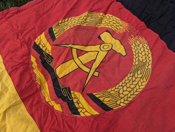 East German Vertical Flag Early (~7'x4')