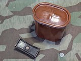 Brown Enamel Container