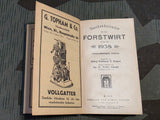 1938 Forestry Pocket Calendar / Diary