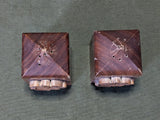 Wooden USMC Salt and Pepper Shakers