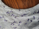 Light Blue Abstract Print Dress <br> (B-47" W-40" H-45")