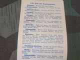 1939 Sparkasse Wunsiedel Pocket Calendar