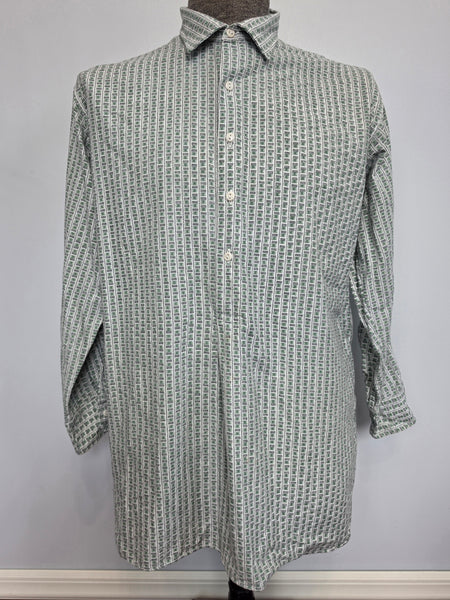 Green Print German Civilian Shirt (48" Chest)