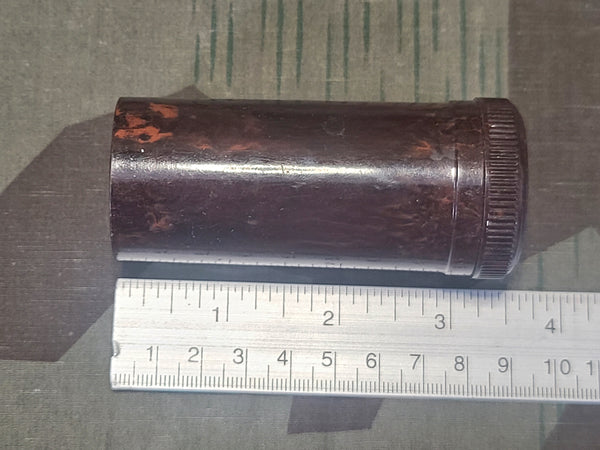 Trumpf Brown Bakelite Shaving Brush Container