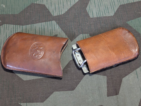 Shaving Mirror in Leather Case