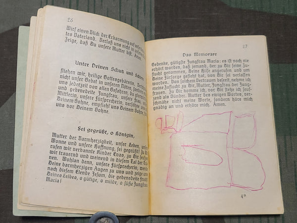 Soldier's Catholic Feldgesangbuch Song Book