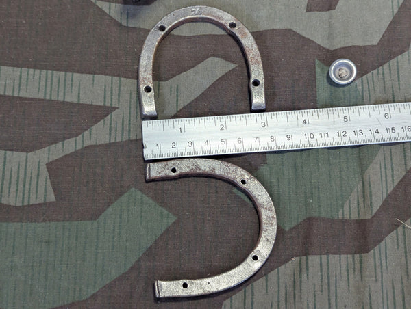 Pair German Boot Heel Irons Marked 24